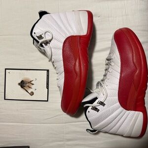 Jordan Retro 12 Cherry Red High-Top Sneakers